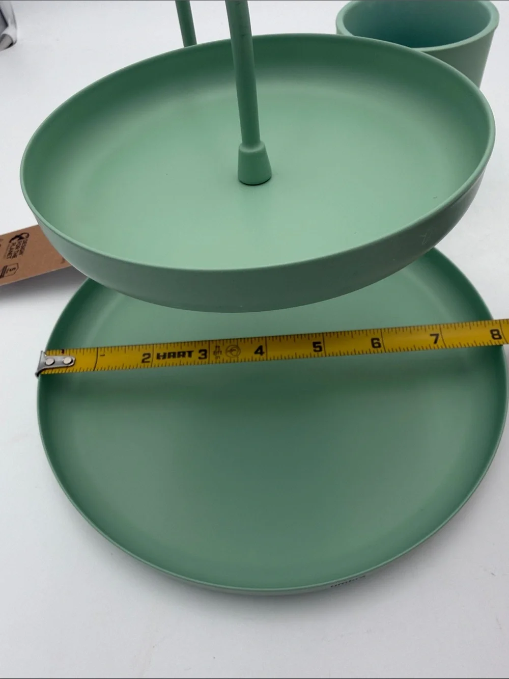 2 Piece Two-Tier Poise Accessory Organizer Set Sage Green